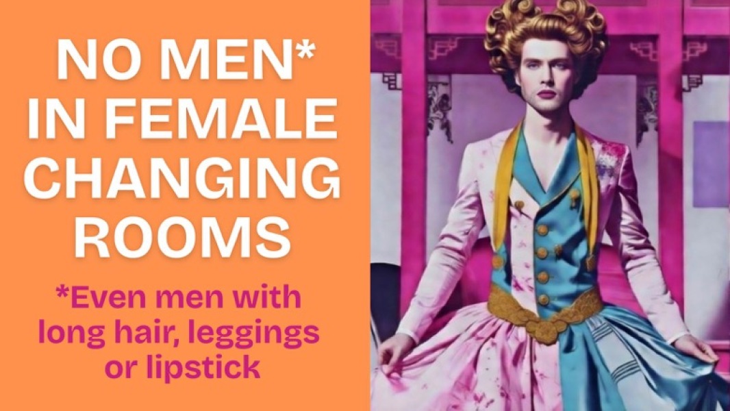 Southwark Protest: men in female changing rooms