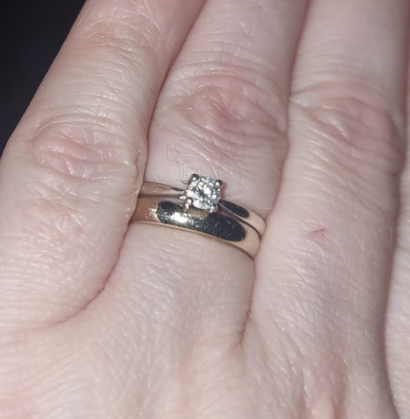 To ask if you like my engagement ring?