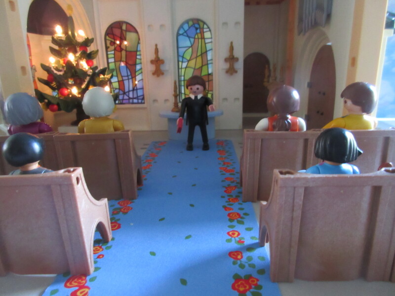 It's advent for the Playmobil people in our house...
