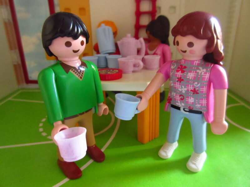 It's advent for the Playmobil people in our house...