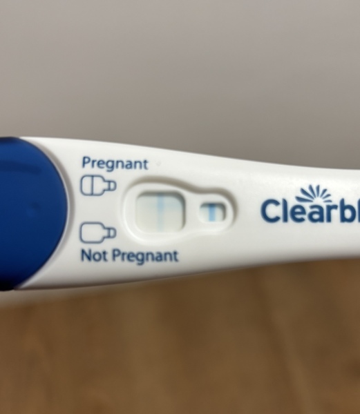 Pregnancy test looks weird