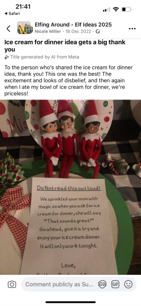 Please share your elf on the shelf ideas