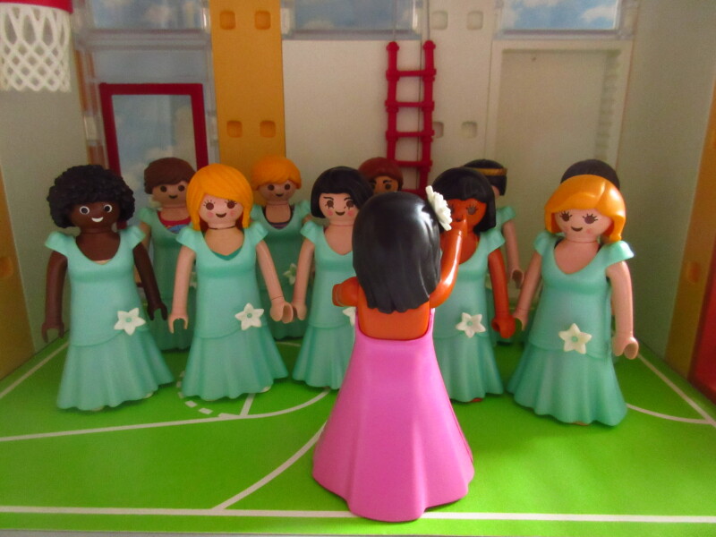 It's advent for the Playmobil people in our house...