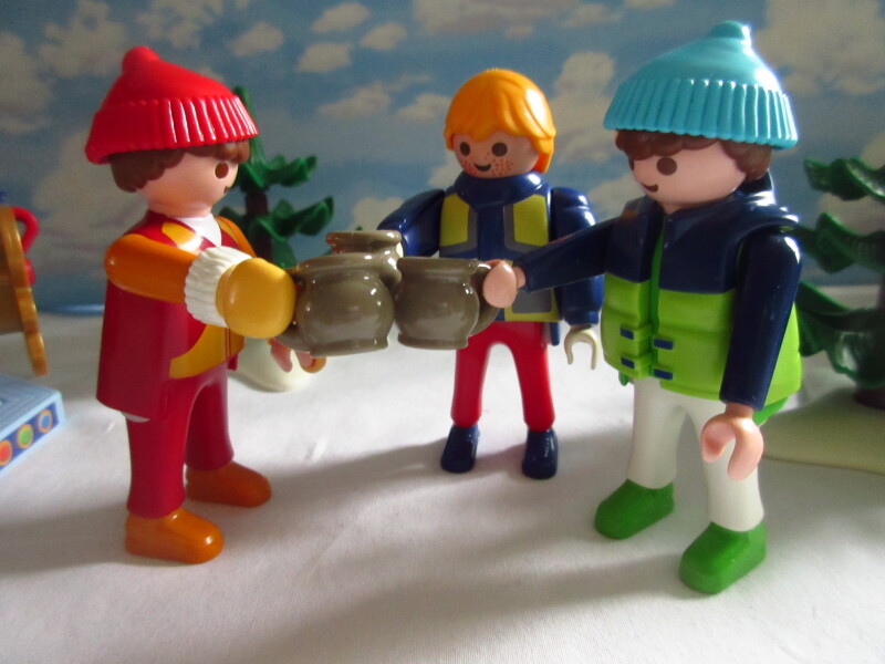 It's advent for the Playmobil people in our house...