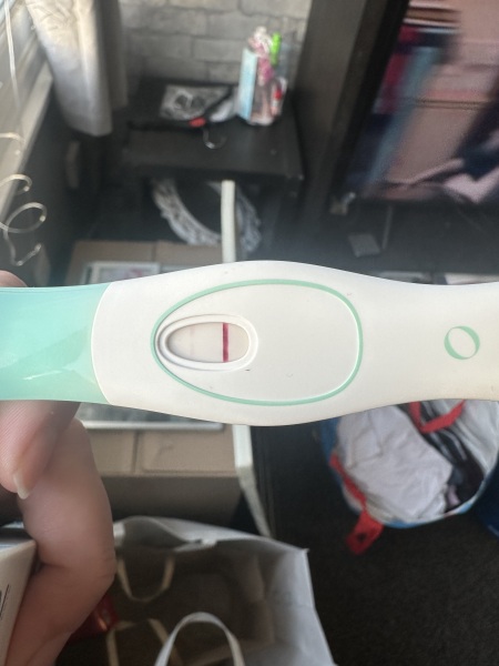 Positive ovum pregnancy test