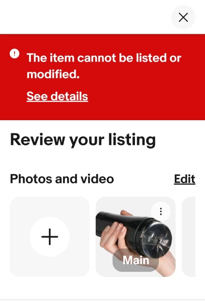 How to sell an (unused) fleshlight