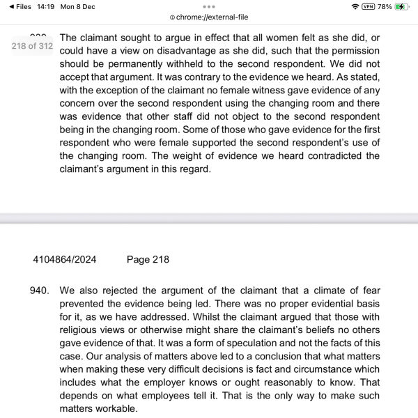 NHS Fife tries to silence nurse - Sandie Peggie vs NHS Fife Health Board and Dr Beth Upton - thread #55