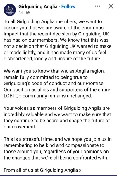 Guide Leader concerns