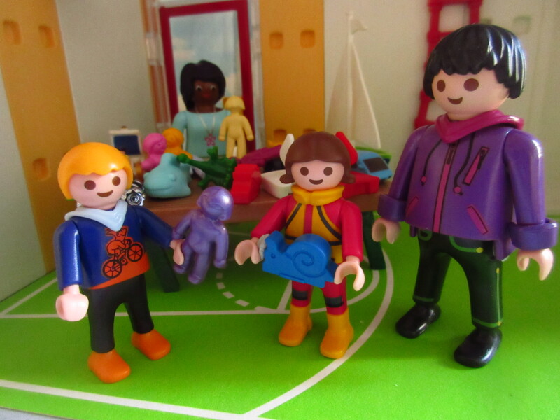 It's advent for the Playmobil people in our house...