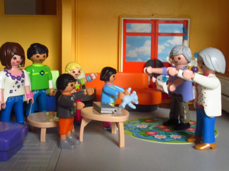 It's advent for the Playmobil people in our house...