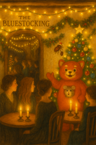 The Bluestocking: it's the season of mulled wine, conversations about pineapple and, of course, gerbils. Confused? You will be...