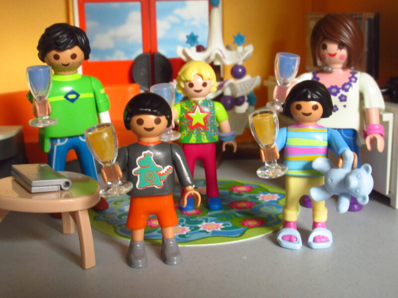 It's advent for the Playmobil people in our house...