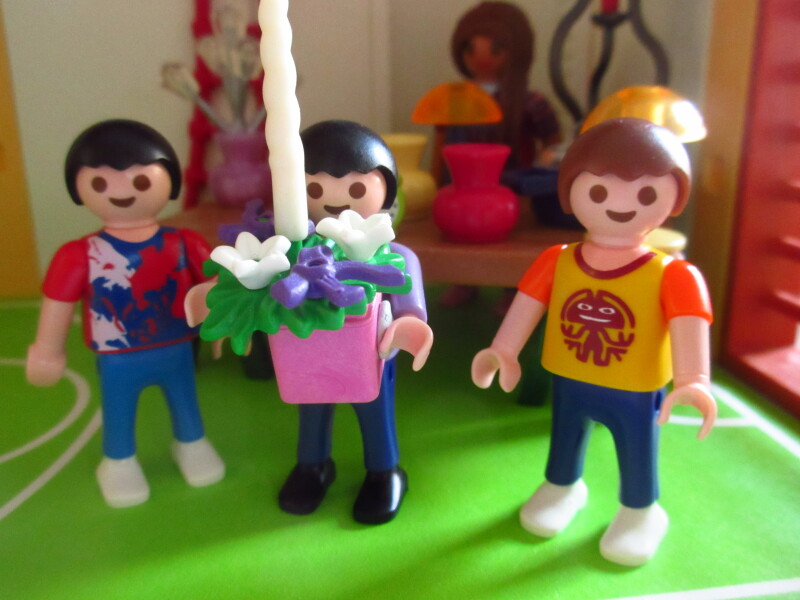 It's advent for the Playmobil people in our house...