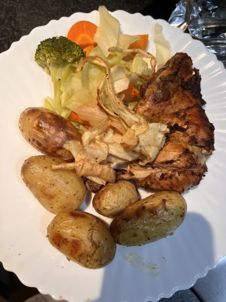 Go on then, show me your dinner