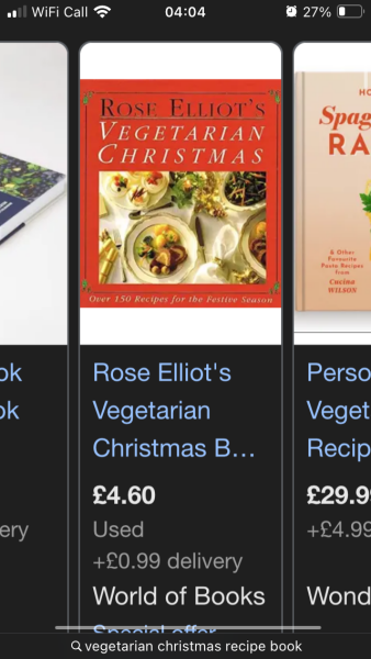 Vegetarian Christmas dinner?