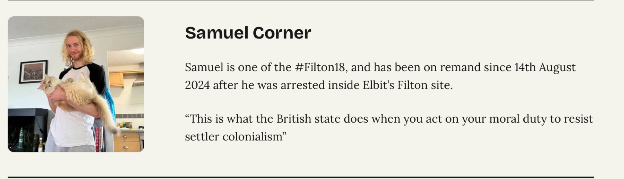 What should happen about the hunger strikers?