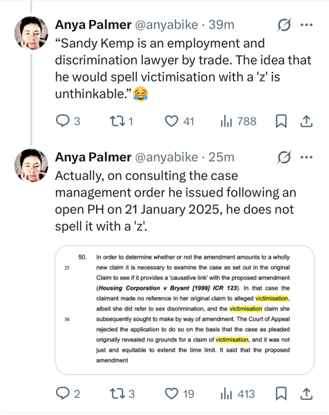 Sandie Peggie vs NHS Fife Health Board and Dr Beth Upton, following Employment Tribunal judgment - thread #59