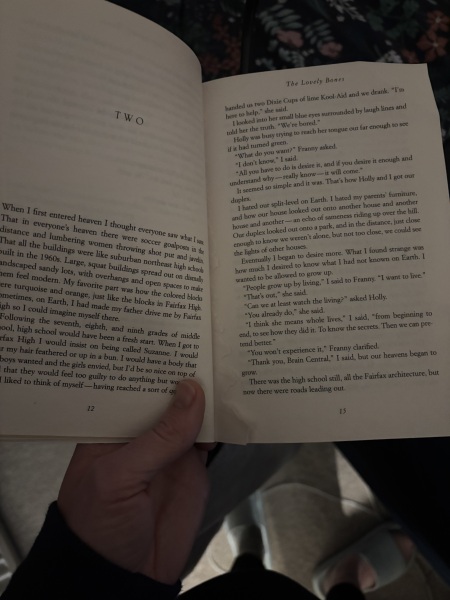 Lovely bones - missing page!