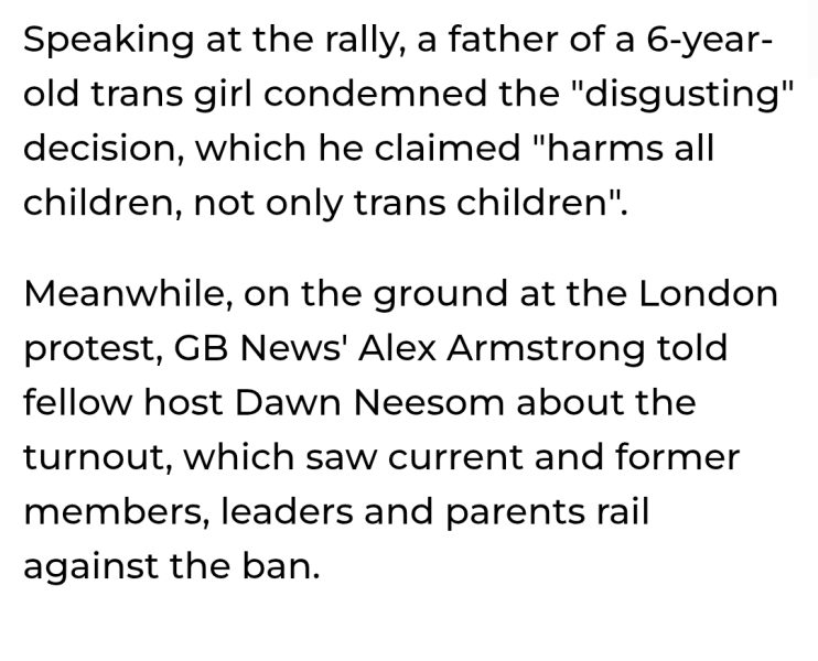 Latest Girlguiding email this evening