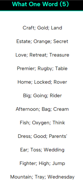 Annual stupidly hard quiz