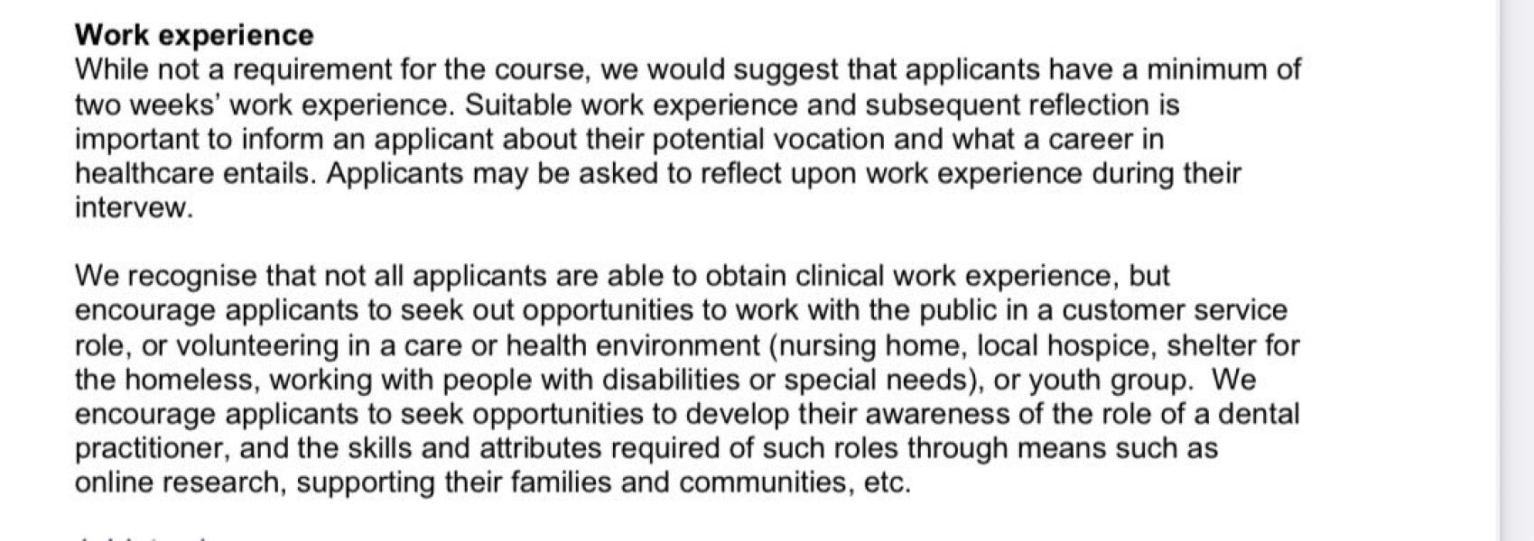 STEM/Medicine Internship/Work Experience for 'Well Off Student'