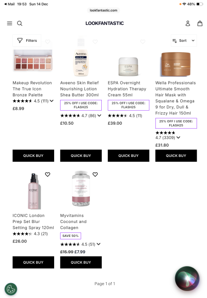 Is there a Look fantastic advent calendar opening thread?