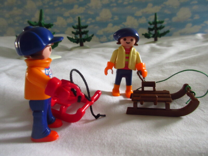It's advent for the Playmobil people in our house...