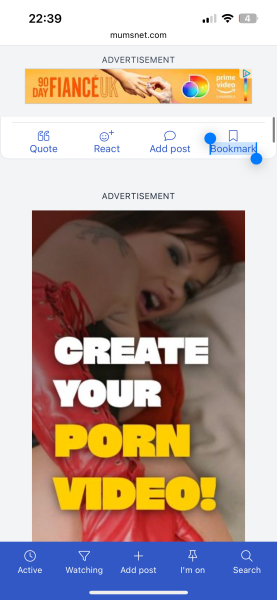 Create your own porn site ad