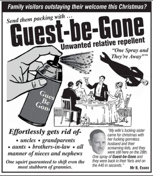 That annoying guest - what is their christmas crime?