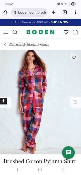 Boden plaid pj bottoms size 6 - HELP!
