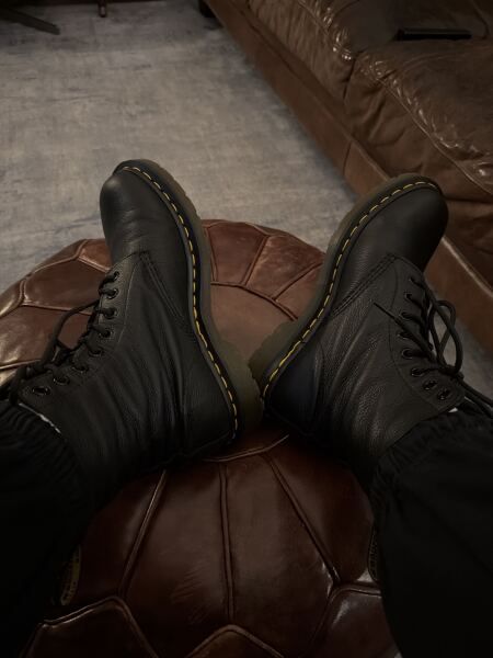 Oh god just looked down - whats on your feet, does it show your age??
