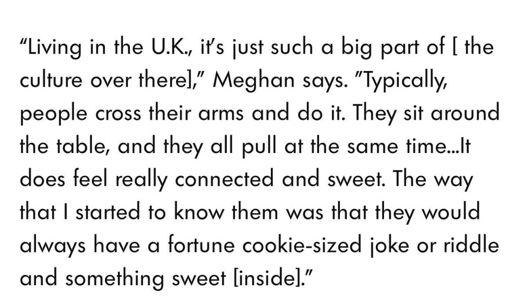 Meghan's "Holiday" special aired at 8 am British time today ...