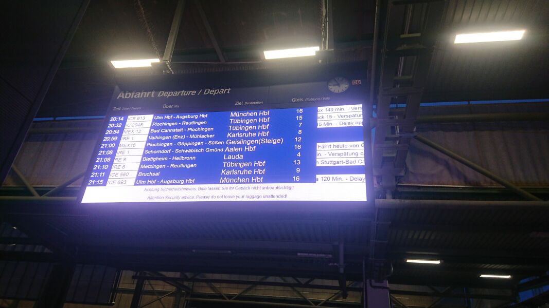 Train chaos again!