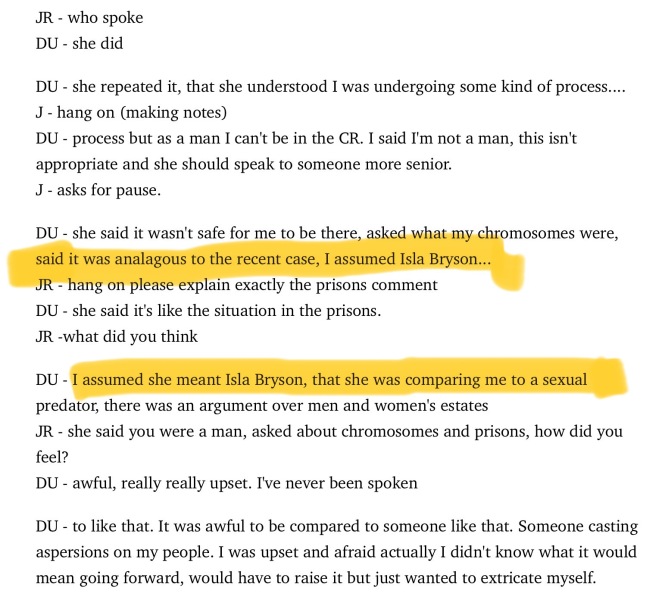 Sandie Peggie vs NHS Fife Health Board and Dr Beth Upton, following Employment Tribunal judgment - thread #58