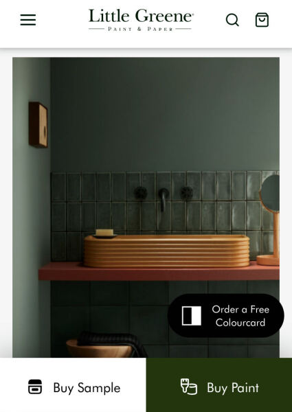 Deep sea green paint