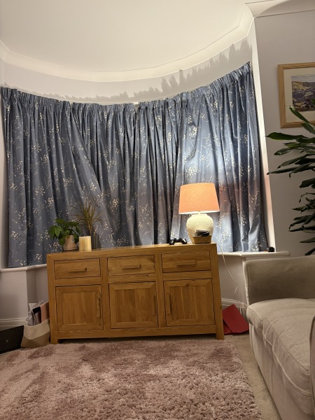 Confused about buying curtains for bay window - help!