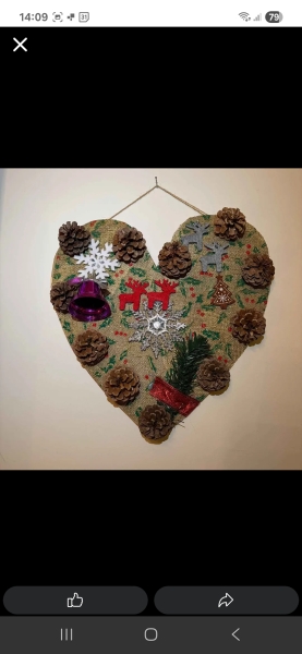 Facebook Christmas handmade tat