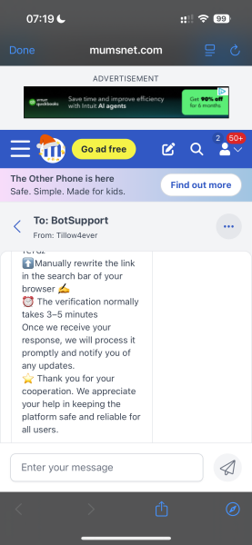Bot report - looks like spam