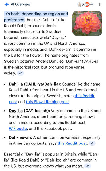 How to pronounce Dahlia?