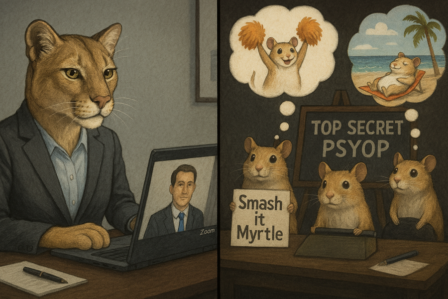 The Bluestocking: it's the season of mulled wine, conversations about pineapple and, of course, gerbils. Confused? You will be...