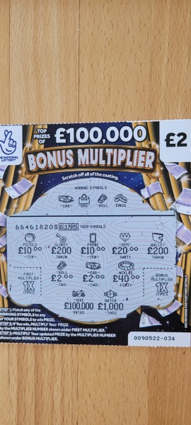 I've won the lottery!*