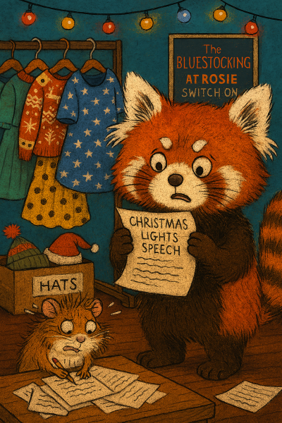 The Bluestocking: it's the season of mulled wine, conversations about pineapple and, of course, gerbils. Confused? You will be...