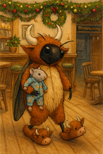 The Bluestocking: it's the season of mulled wine, conversations about pineapple and, of course, gerbils. Confused? You will be...