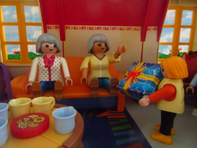 It's advent for the Playmobil people in our house...