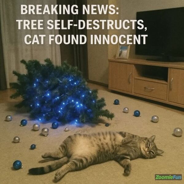 Is there a way to deter my cat from climbing and lying in my Christmas tree?!