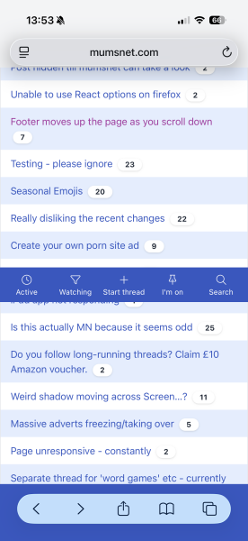 Footer moves up the page as you scroll down