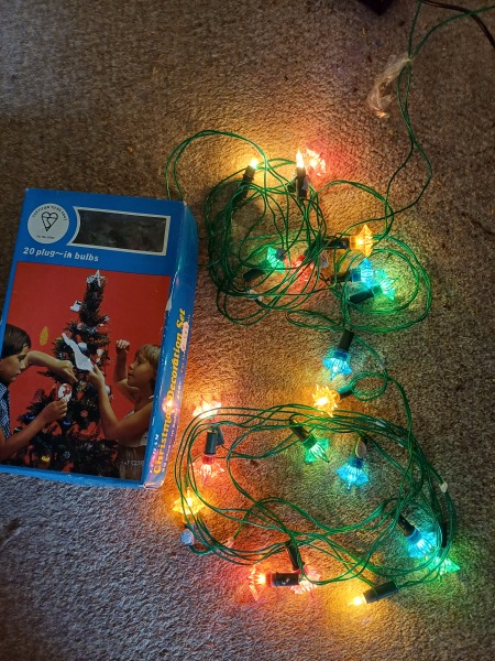 Vintage look Christmas lights