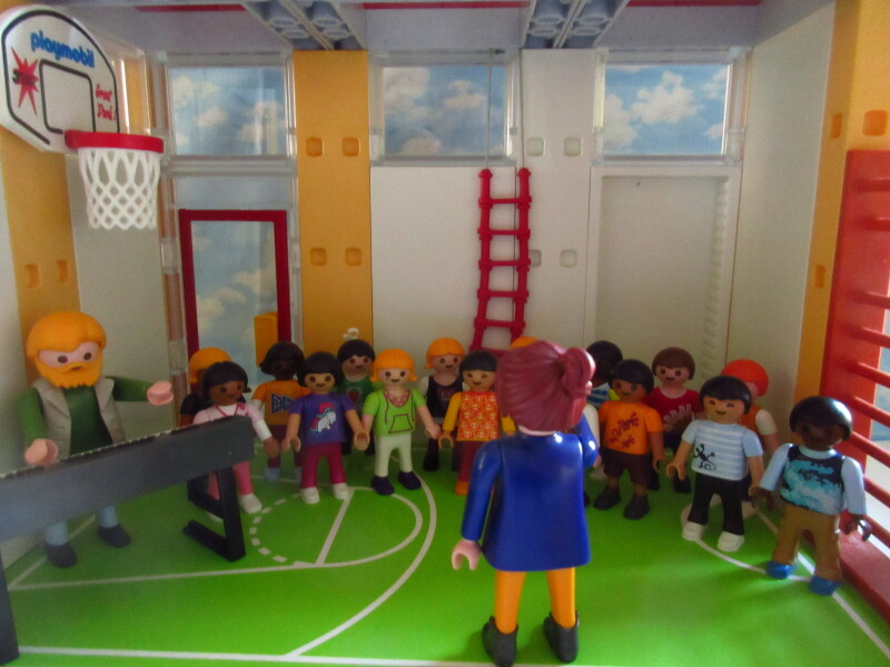 It's advent for the Playmobil people in our house...