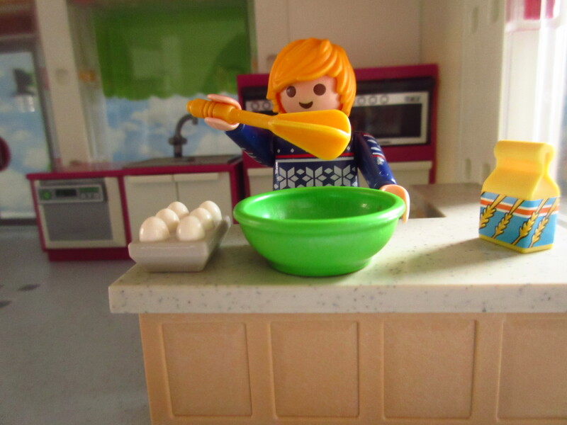 It's advent for the Playmobil people in our house...