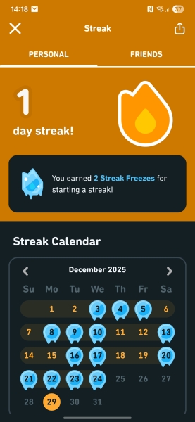To finally let go of my Duolingo Streak?